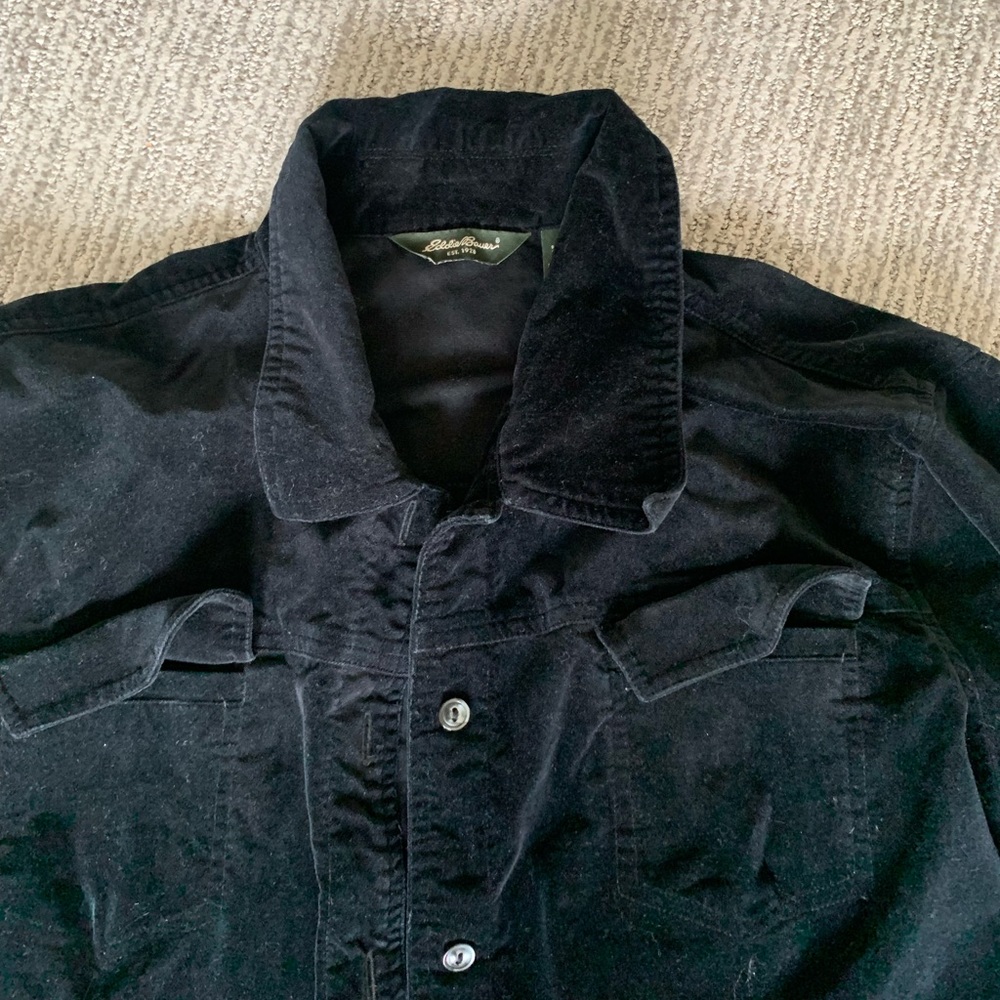 Eddie Bauer Coduroy/velvet jacket